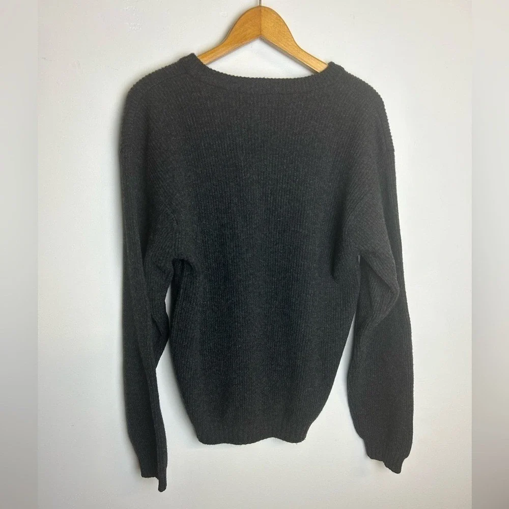 Vtg The‎ Territory Ahead Wool Cashmere Pullover Mens Sweater Size M Dark Gray